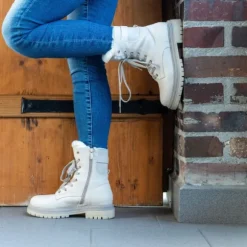 Palado Patmo, Schnürstiefeletten, Damen, Beige