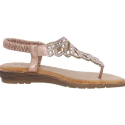 Palado Phuza by Sila Sahin , Riemchensandalen, Damen, Rosegold
