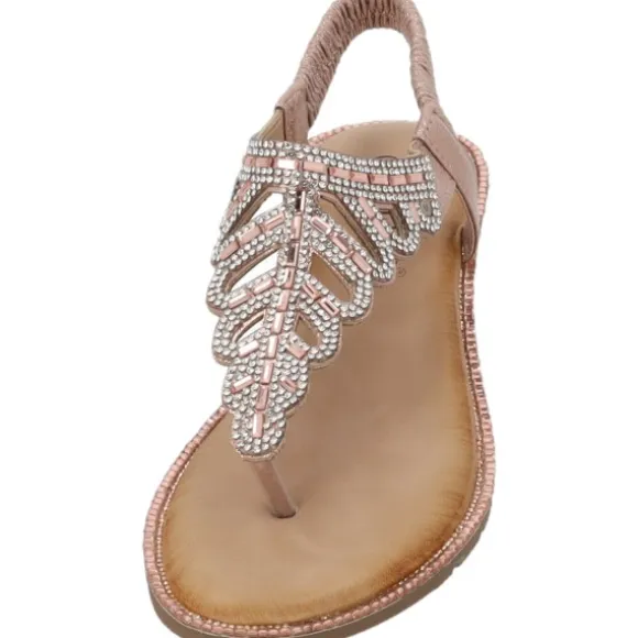 Palado Phuza by Sila Sahin , Riemchensandalen, Damen, Rosegold