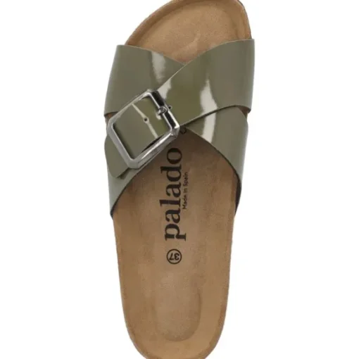 Palado Ranreak, Pantoletten, Damen, Khaki Lack