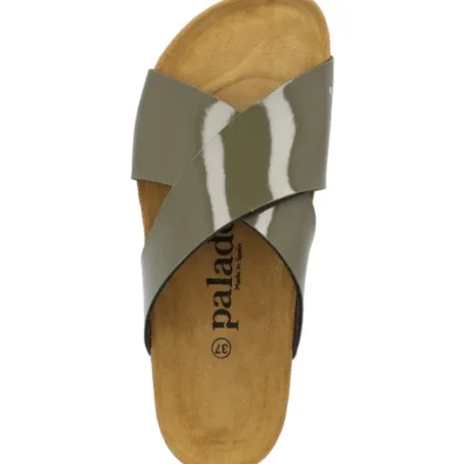 Palado Rianel, Pantoletten, Damen, Khaki Lack