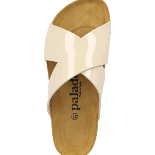 Palado Rianel, Pantoletten, Damen, Beige Lack