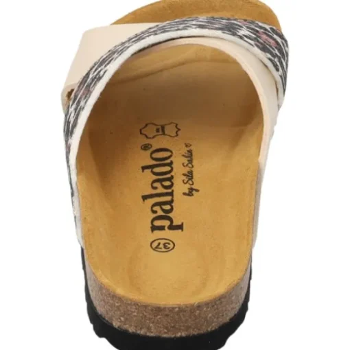 Palado Rianel Wild by Sila Sahin, Pantoletten, Damen, Gold Leo