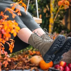 Palado Safre by Sila Sahin, Schnürstiefel, Damen, Khaki