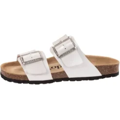 Palado Samos EGS, Pantoletten, Damen, Weiß Metallic
