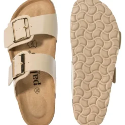 Palado Samos EGS, Pantoletten, Damen, Beige Lack