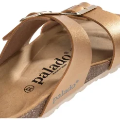 Palado Samos EGS, Pantoletten, Damen, Bronze Metallic