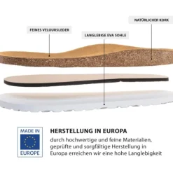 Palado Samos EGS, Pantoletten, Damen, Beige Lack