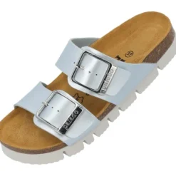 Palado Samos EGS PL, Pantoletten, Damen, Hellblau Metallic