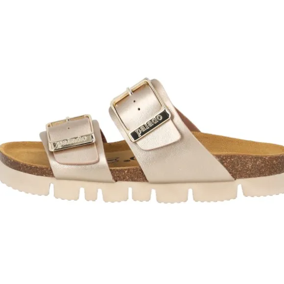 Palado Samos EGS PL, Pantoletten, Damen, Beige Metallic