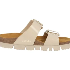 Palado Samos EGS PL, Pantoletten, Damen, Beige Lack