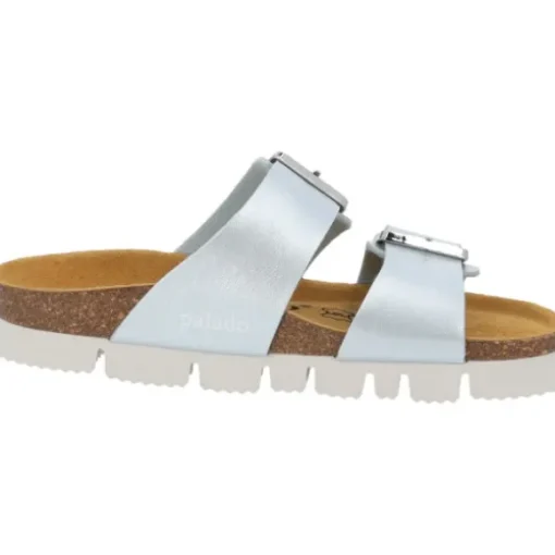 Palado Samos EGS PL, Pantoletten, Damen, Hellblau Metallic
