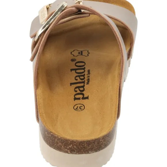 Palado Samos EGS PL, Pantoletten, Damen, Beige Metallic