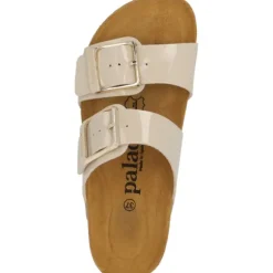 Palado Samos EGS PL, Pantoletten, Damen, Beige Lack