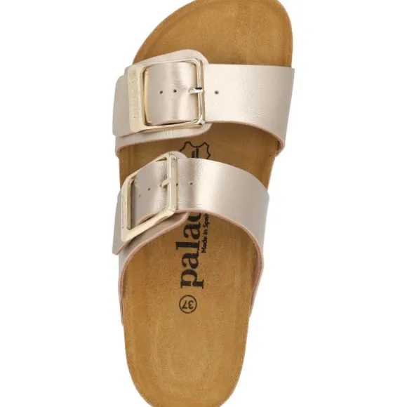 Palado Samos EGS PL, Pantoletten, Damen, Beige Metallic