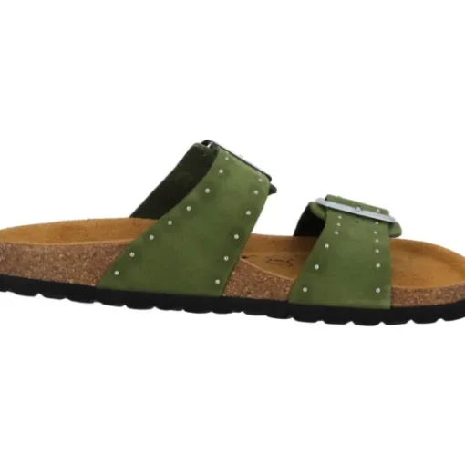 Palado Samos Glint by Sila Sahin, Pantoletten, Damen, Grün
