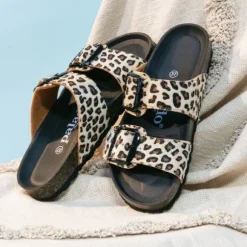 Palado Samos GS Leo, Pantoletten, Damen, Beige