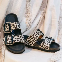 Palado Samos GS Leo, Pantoletten, Damen, Beige