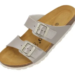 Palado Samos, Pantoletten, Damen, Metallic Beige
