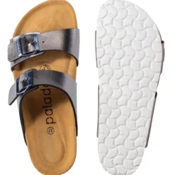 Palado Samos, Pantoletten, Damen, Metallic Anthrazit