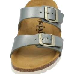 Palado Samos, Pantoletten, Damen, Metallic Olive