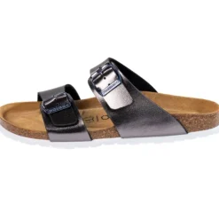 Palado Samos, Pantoletten, Damen, Metallic Anthrazit