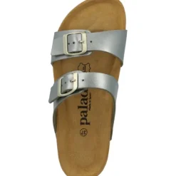 Palado Samos, Pantoletten, Damen, Metallic Olive