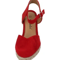 Palado Sathos, Keilsandaletten, Damen, Rot