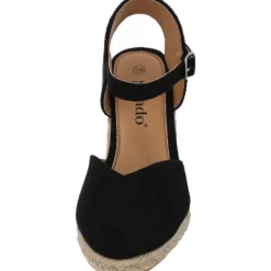 Palado Sathos, Keilsandaletten, Damen, Schwarz