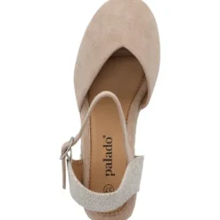 Palado Sathos, Keilsandaletten, Damen, Beige