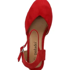 Palado Sathos, Keilsandaletten, Damen, Rot