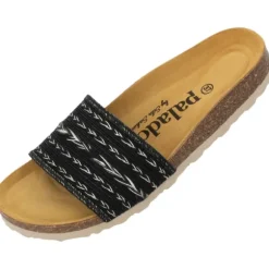 Palado Solista by Sila Sahin, Pantoletten, Damen, Schwarz/Gold