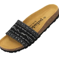 Palado Solista by Sila Sahin, Pantoletten, Damen, Schwarz/Silber