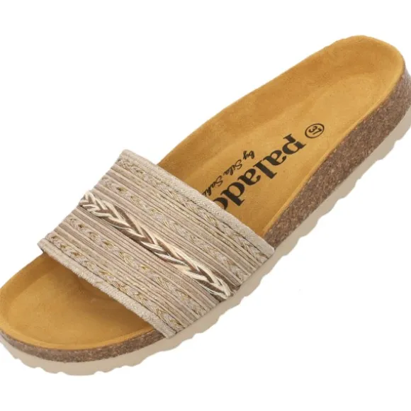 Palado Solista by Sila Sahin, Pantoletten, Damen, Beige/Gold
