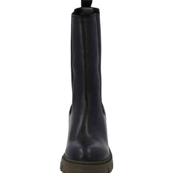 Palado Symeth by Sila Sahin, Chelsea Boots, Damen, Schwarz/Khaki