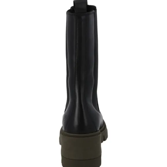 Palado Symeth by Sila Sahin, Chelsea Boots, Damen, Schwarz/Khaki