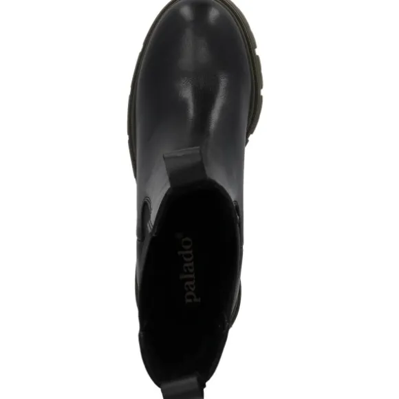 Palado Symeth by Sila Sahin, Chelsea Boots, Damen, Schwarz/Khaki