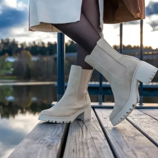 Palado Thasos 018-1401, Chelsea Boots, Damen, Beige