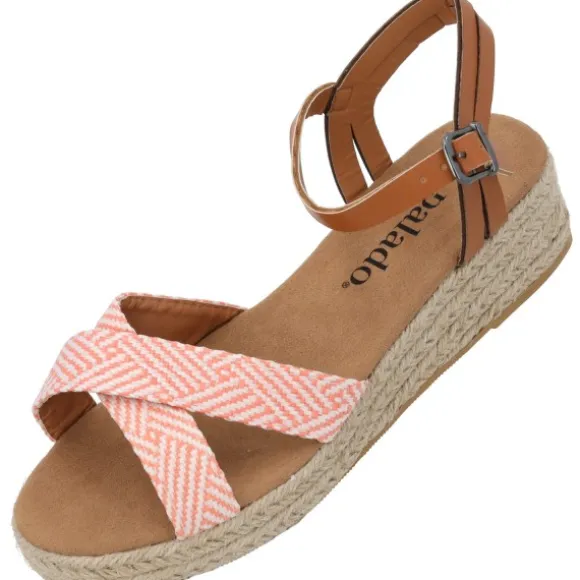 Palado Thunon, Riemchensandalen, Damen, Lachs