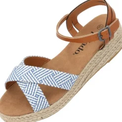 Palado Thunon, Riemchensandalen, Damen, Blau