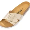 Palado Tinos, Pantoletten, Damen, Beige Lack
