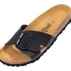 Palado Tinos, Pantoletten, Damen, Schwarz Matt