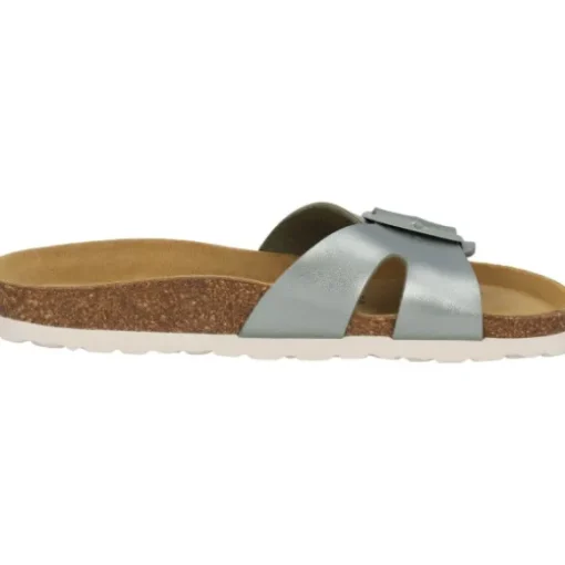 Palado Tinos, Pantoletten, Damen, Olive Metallic