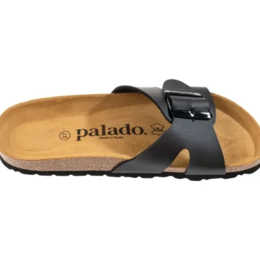 Palado Tinos, Pantoletten, Damen, Schwarz Matt
