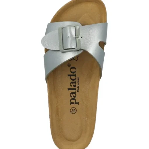 Palado Tinos, Pantoletten, Damen, Olive Metallic