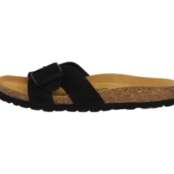Palado Tinos Premium Leather, Pantoletten, Damen, Schwarz