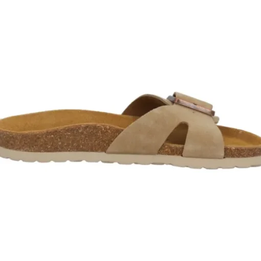Palado Tinos Premium Leather, Pantoletten, Damen, Beige