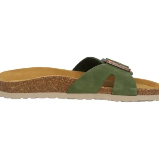 Palado Tinos Premium Leather, Pantoletten, Damen, Khaki