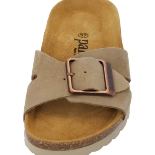 Palado Tinos Premium Leather, Pantoletten, Damen, Beige