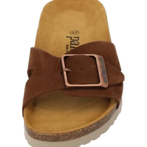 Palado Tinos Premium Leather, Pantoletten, Damen, Braun